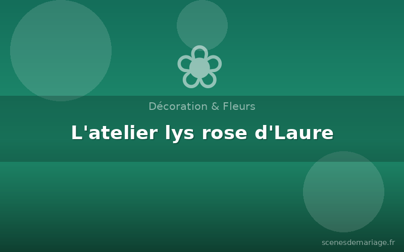 L'atelier lys rose d'Laure