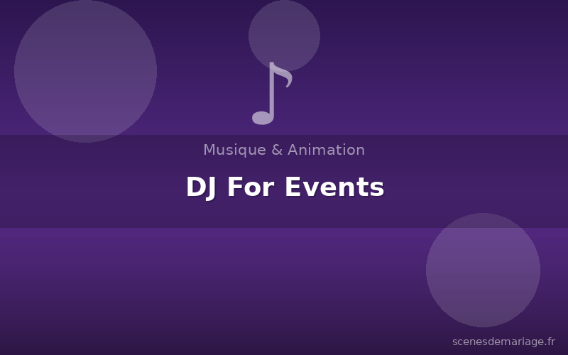 DJ For Events