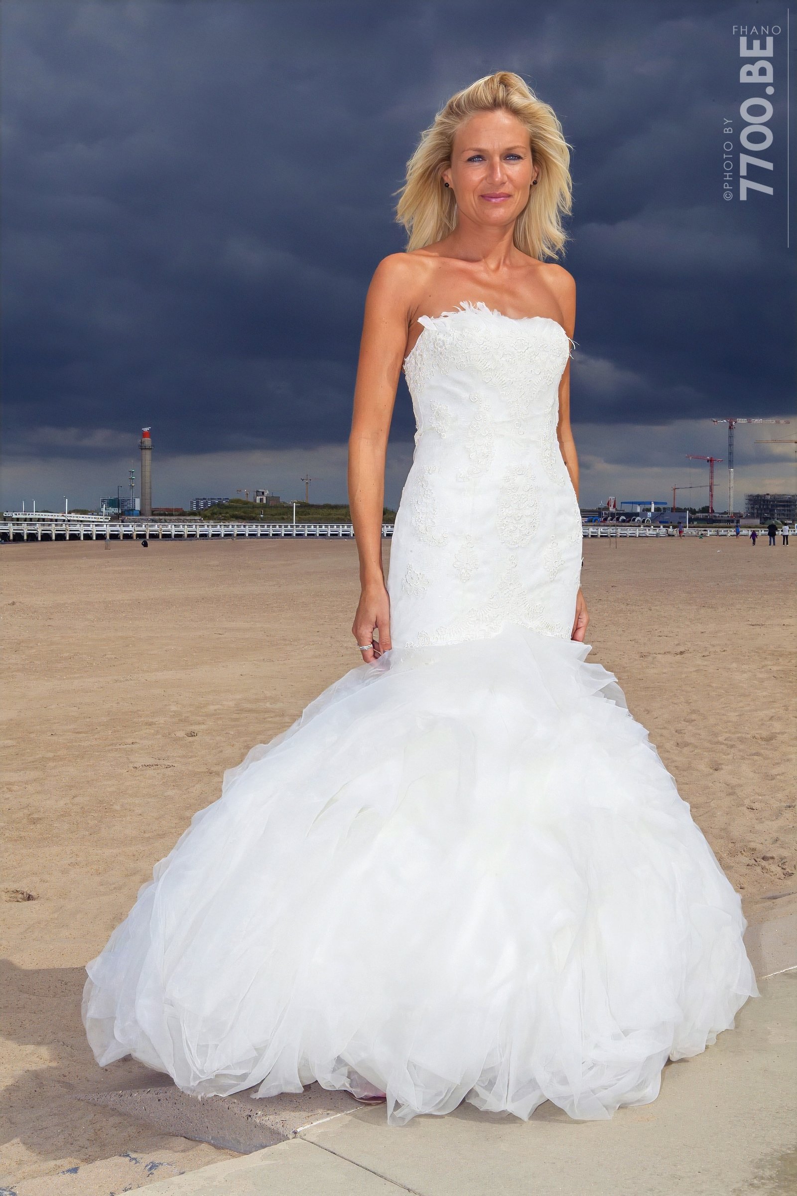 Séance photos Trash the Dress à la mer — Ostende — photo 3