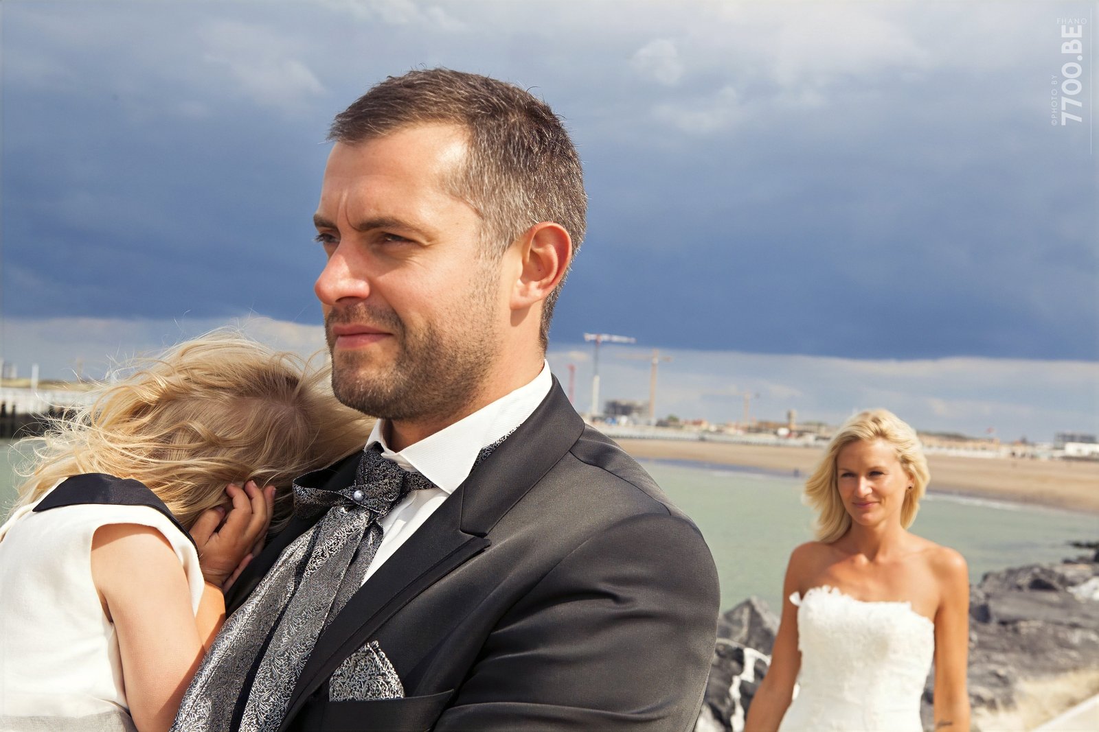 Séance photos Trash the Dress à la mer — Ostende — photo 9