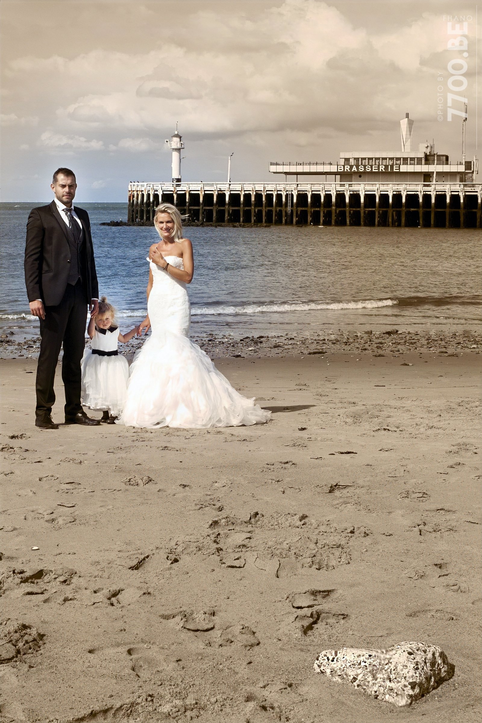 Séance photos Trash the Dress à la mer — Ostende — photo 12