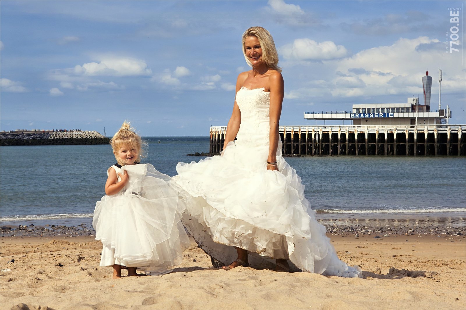 Séance photos Trash the Dress à la mer — Ostende — photo 18