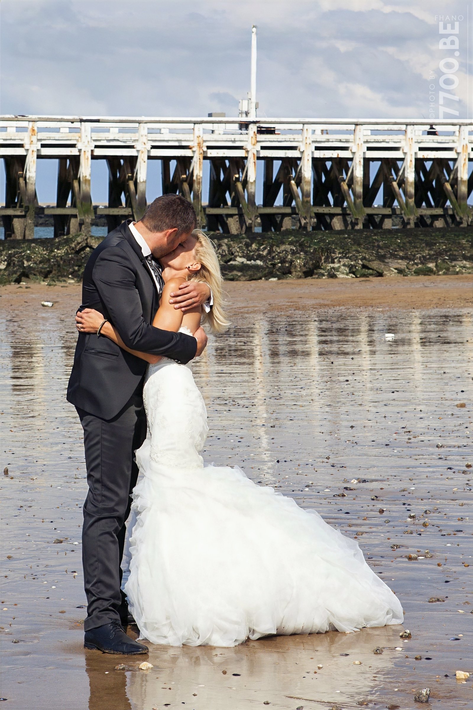Séance photos Trash the Dress à la mer — Ostende — photo 21