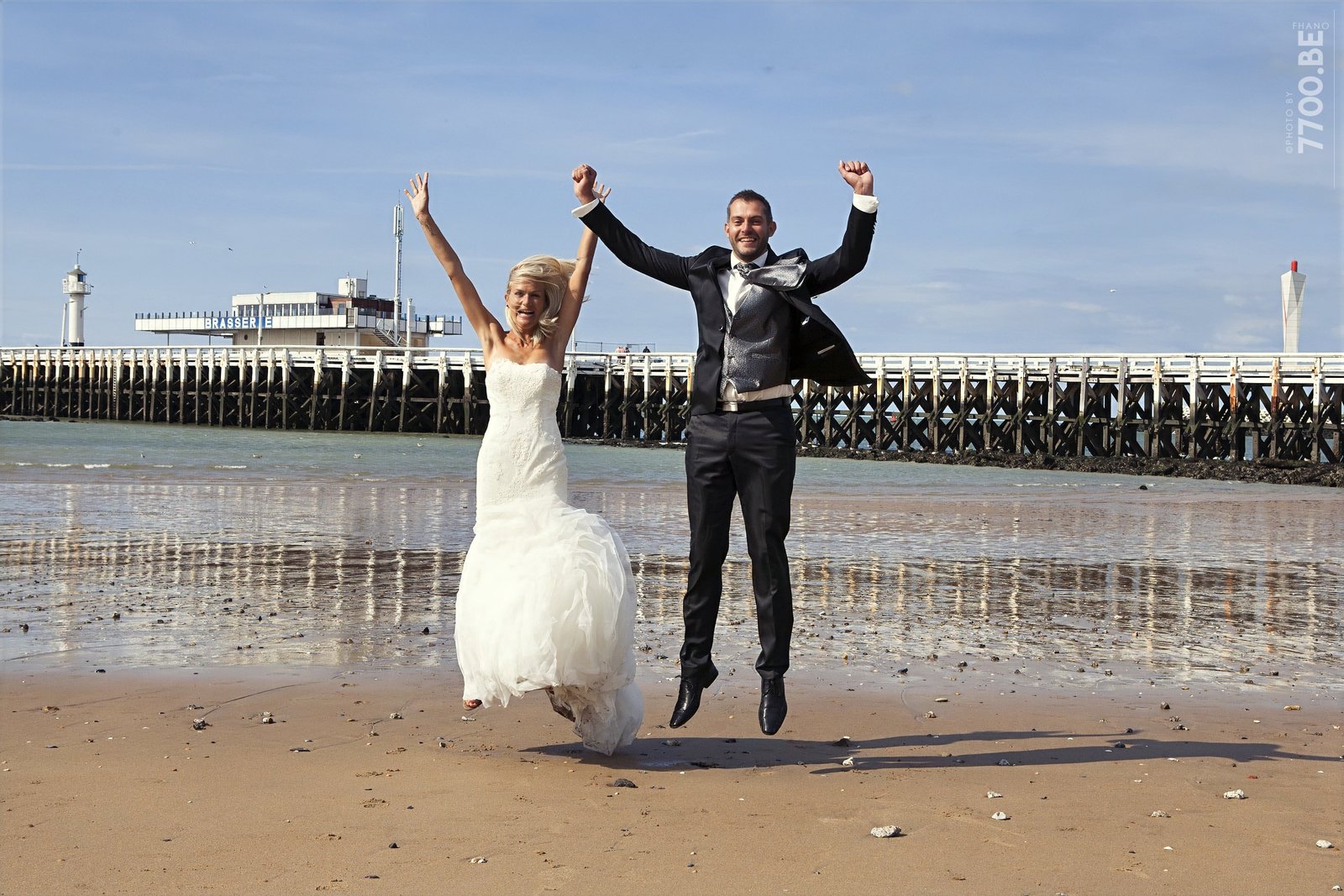 Séance photos Trash the Dress à la mer — Ostende — photo 22