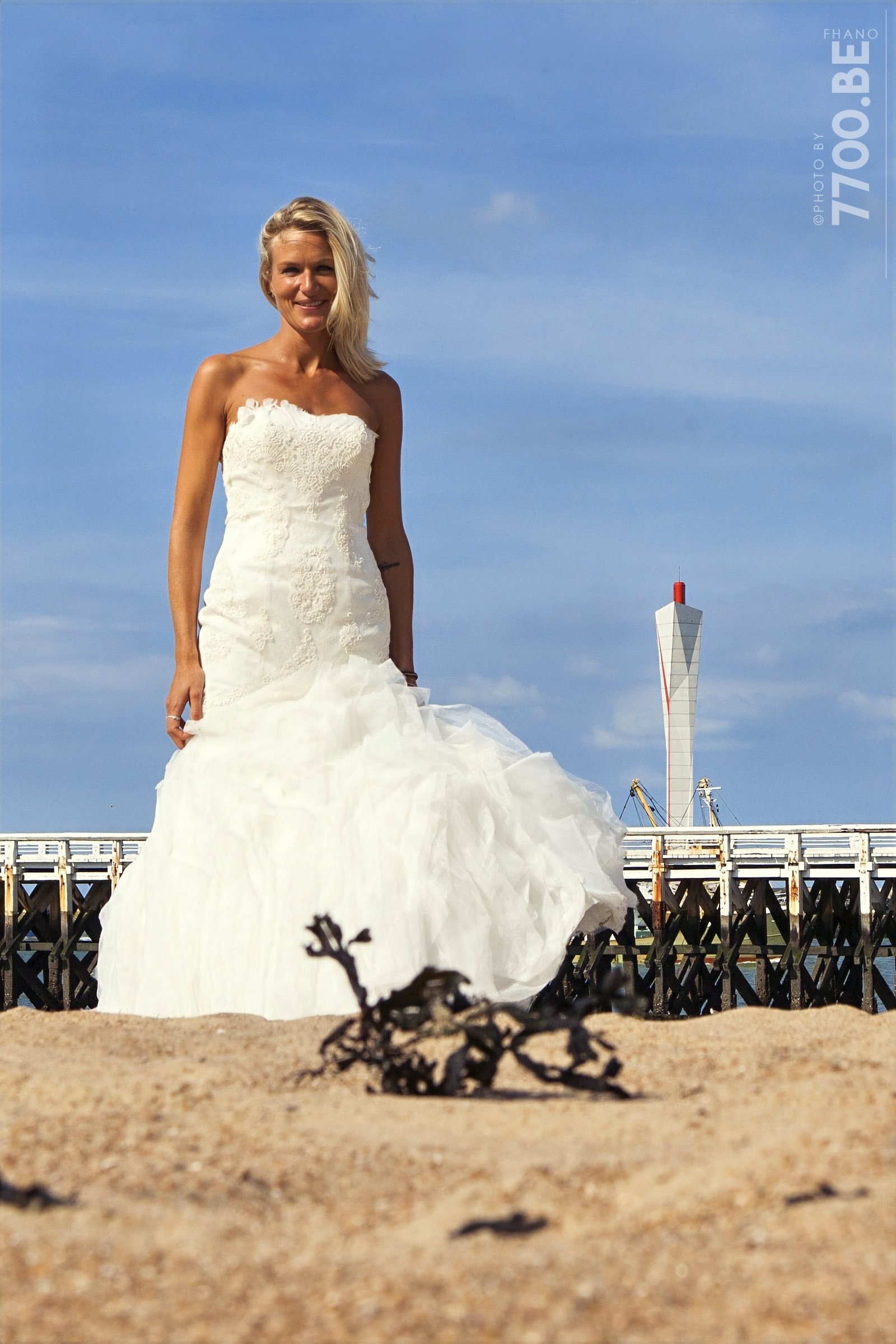 Séance photos Trash the Dress à la mer — Ostende — photo 23