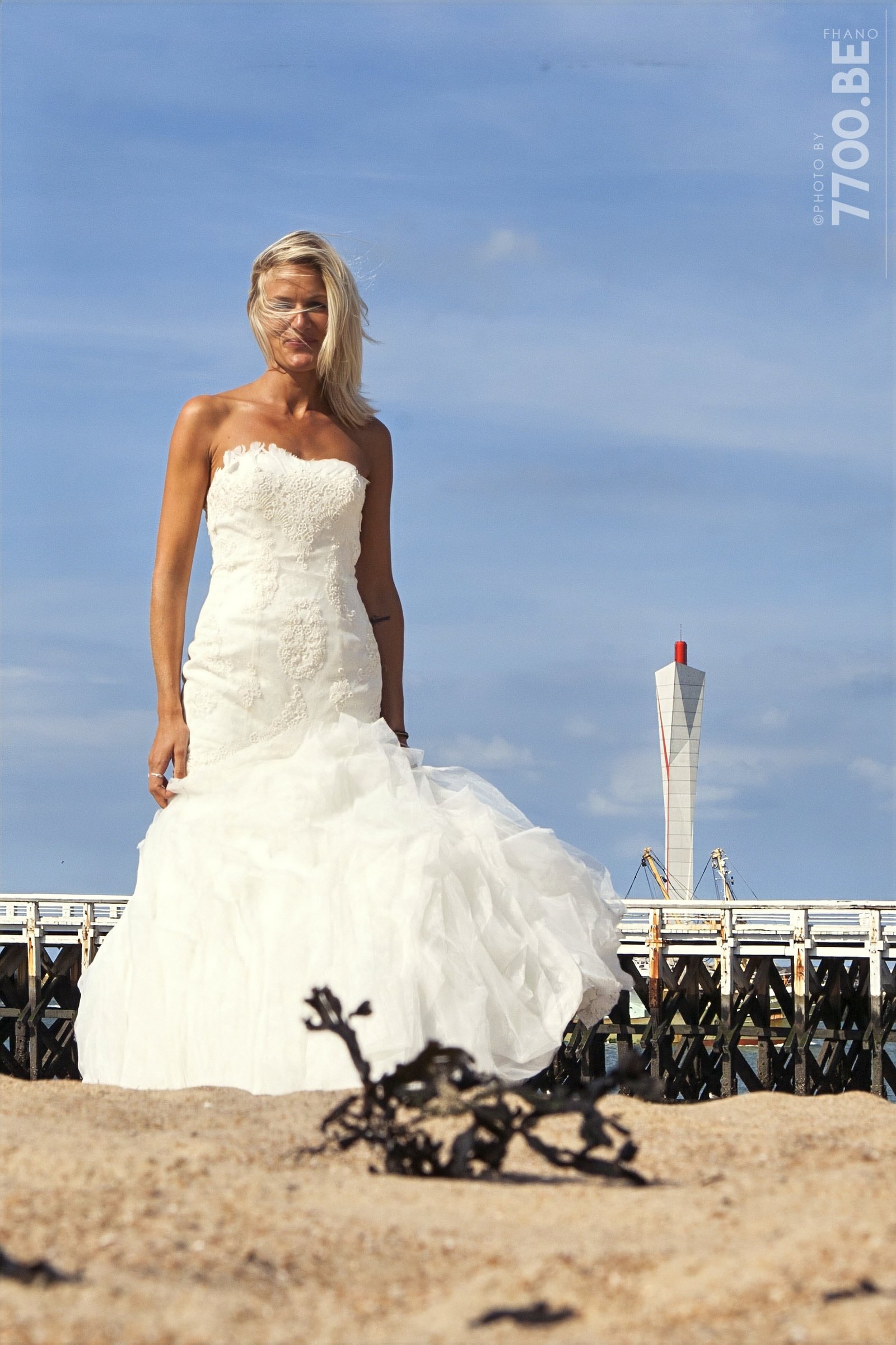Séance photos Trash the Dress à la mer — Ostende — photo 24