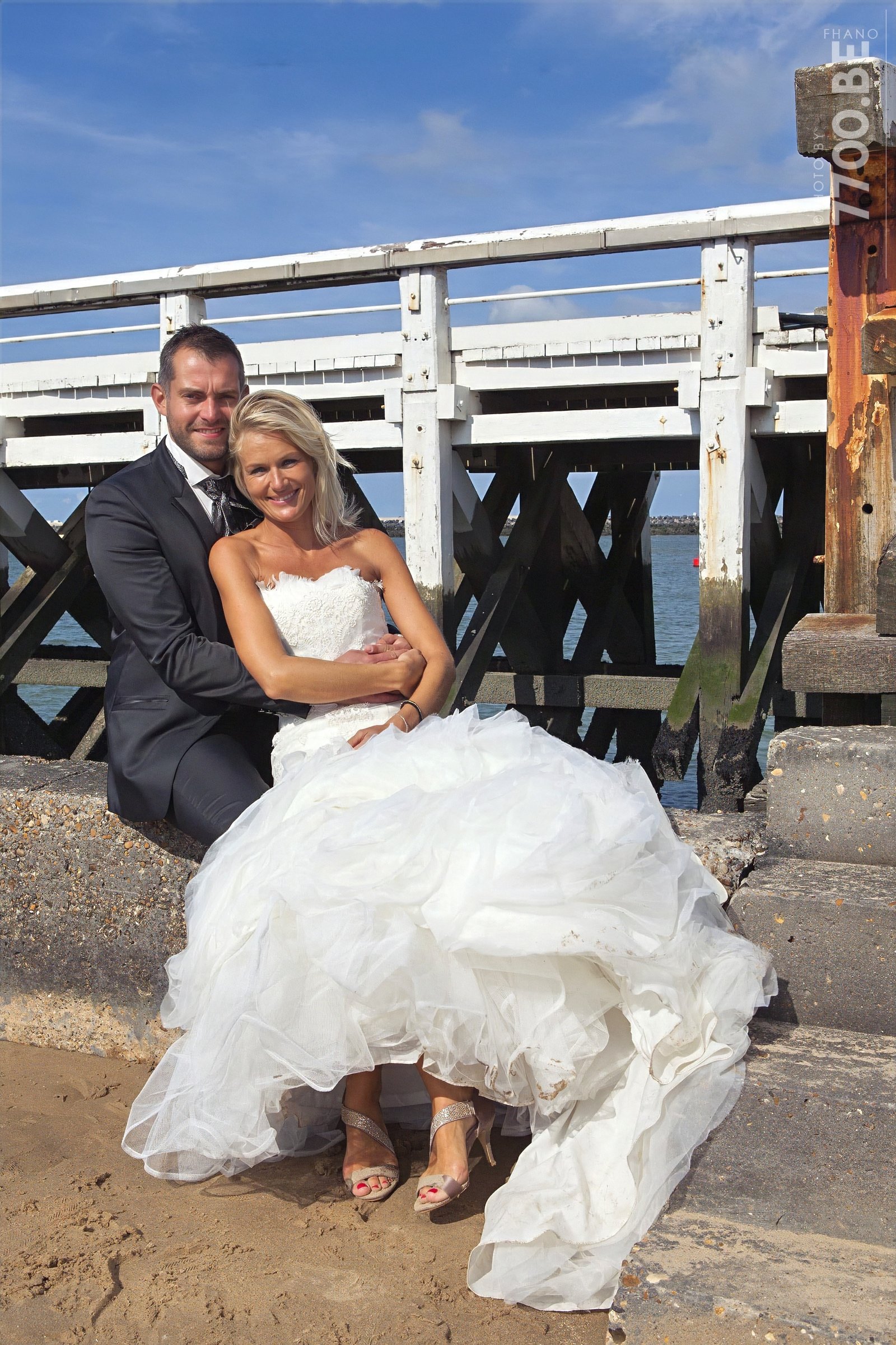 Séance photos Trash the Dress à la mer — Ostende — photo 26